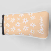 Cute Daisy Flower Pattern Golfheadcover (Voorkant)
