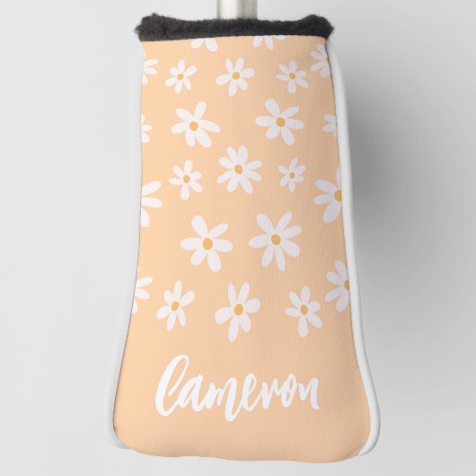 Cute Daisy Flower Pattern Golfheadcover (Draai 90)