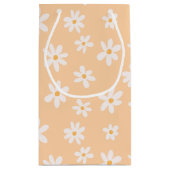 Cute Daisy Flower Pattern Klein Cadeauzakje (Achterkant)