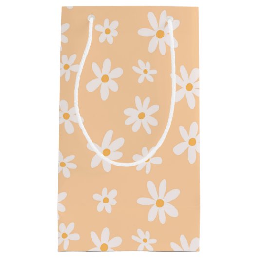Cute Daisy Flower Pattern Klein Cadeauzakje (Voorkant)