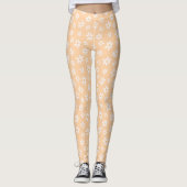 Cute Daisy Flower Pattern Leggings (Voorkant)