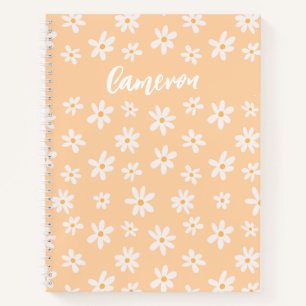Cute Daisy Flower Pattern Notitieboek