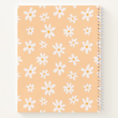Cute Daisy Flower Pattern Notitieboek (Achterkant)