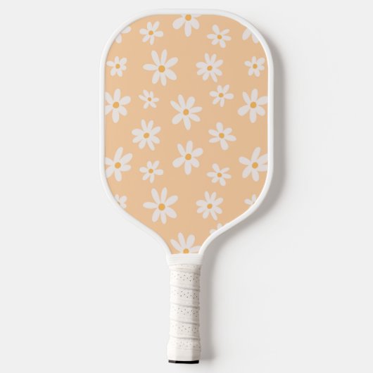 Cute Daisy Flower Pattern Pickleball Paddle (Achterkant)