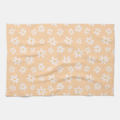 Cute Daisy Flower Pattern Theedoek (Horizontaal)
