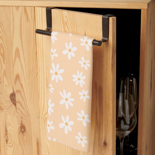 Cute Daisy Flower Pattern Theedoek (Derde Gevouwen)