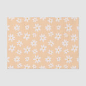 Cute Daisy Flower Pattern Tissuepapier (Voorkant)
