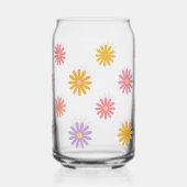 Cute Daisy Flowers Blikvorm Glas (Links)