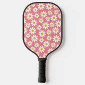 Cute Daisy Pattern Custom Pickleball Paddle (Achterkant)