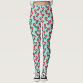 Cute Daisy Pattern Leggings (Voorkant)