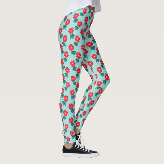 Cute Daisy Pattern Leggings (Rechts)