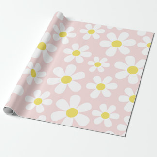 Cute Daisy Pink Cadeaupapier