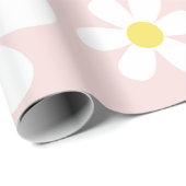 Cute Daisy Pink Cadeaupapier (Rol Hoek)