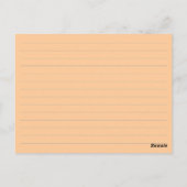 Cute Daisy Recipe-kaarten Briefkaart (Achterkant)