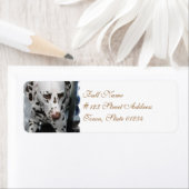 Cute Dalmatian Adresetiketten Etiket (Insitu)