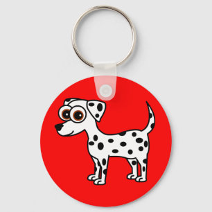 Cute Dalmatian Cartoon Sleutelhanger