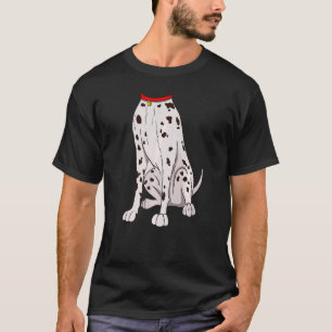 Cute Dalmatian Costume for Halloween Dog Animal Co T-shirt