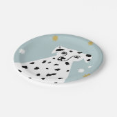 Cute Dalmatian Dog Abstracte illustratie Birthday Papieren Bordje (Gekanteld)