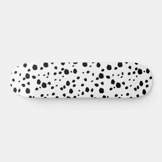 Cute Dalmatian Dog Animal Print Pattern Persoonlijk Skateboard (Horizontaal)