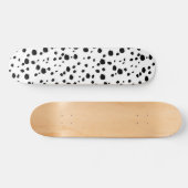 Cute Dalmatian Dog Animal Print Pattern Persoonlijk Skateboard (Horizontaal)