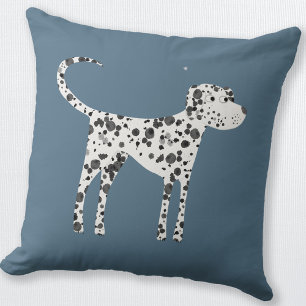 Cute Dalmatian Dog Blauwgroen Green Kussen