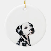 Cute Dalmatian Dog Keramisch Ornament (Achterkant)