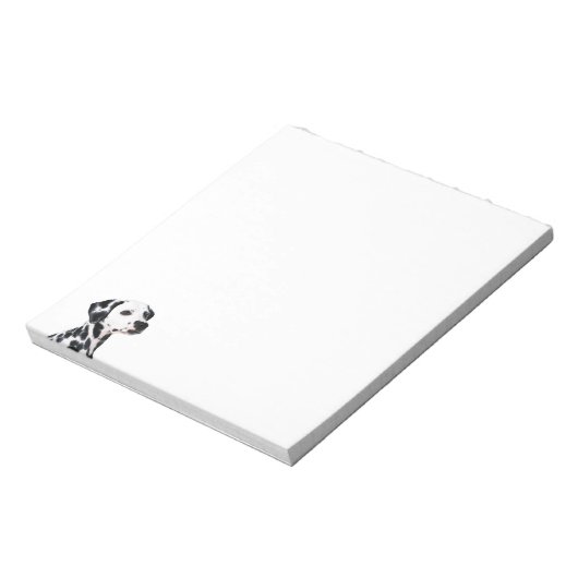Cute Dalmatian Dog Notitieblok (Linkerzijde)