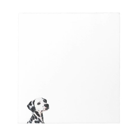 Cute Dalmatian Dog Notitieblok (Voorkant)