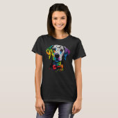 Cute Dalmatian Dog on Dalmatian 2 T-shirt (Voorkant volledig)