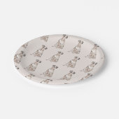 Cute Dalmatian Dog Puppy Papieren Bordje (Gekanteld)