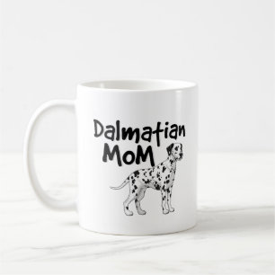 Cute Dalmatian Mam Dog Eigenaar Vrouwen Koffie Mok