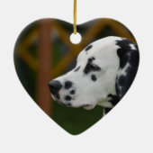 Cute Dalmatian Puppy Keramisch Ornament (Achterkant)