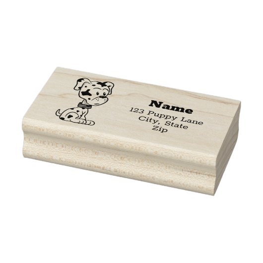 Cute Dalmatian Puppy Rubberstempel (Stempel)