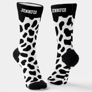 Cute Dalmatian Spot Pattern Hondenliefhebber Sokken