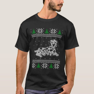Cute Dalmatian Ugly Kersthond Puppies Pups Lov T-shirt