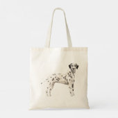Cute Dalmatian waterverf illustratie Tote Bag (Achterkant)