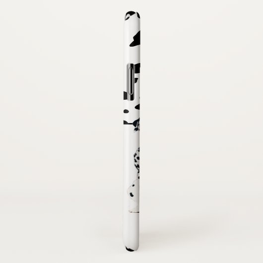 Cute Dalmatians Black & White Happy Spots Case-Mate iPhone Case (Achterkant / rechts)
