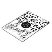 Cute Dalmatians Black & White Happy Spots Notitieboek (Linkerzijde)