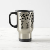 Cute Dalmatians Black & White Happy Spots Reisbeker (Links)