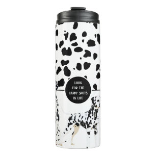 Cute Dalmatians Black & White Happy Spots Thermosbeker