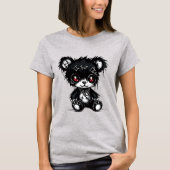 Cute Dames Basic T-Shirt – Aardig Grafisch  (Voorkant)