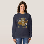 Cute Dames Sweater | Gezellig Kerstcadeau (Voorkant volledig)