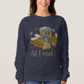 Cute Dames Winter Sweatshirt (Voorkant)