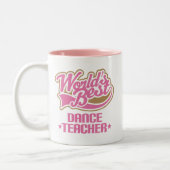 Cute Dance Teacher Tweekleurige Koffiemok (Links)