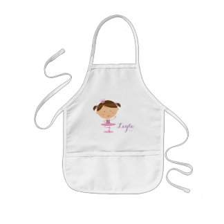 Cute Dancer Ballerina Girl Apron Kinder Schort