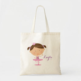 Cute Dancer Ballerina Girl Canvas tas
