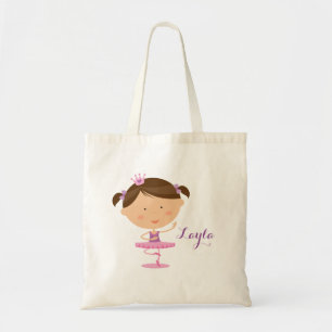 Cute Dancer Ballerina Girl Canvas tas