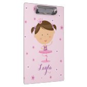 Cute Dancer Ballerina Girl Clipboard Klembord (Rechts)