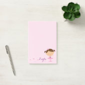Cute Dancer Ballerina Girl Notes (Kantoor)