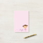 Cute Dancer Ballerina Girl Notes (Op bureau)